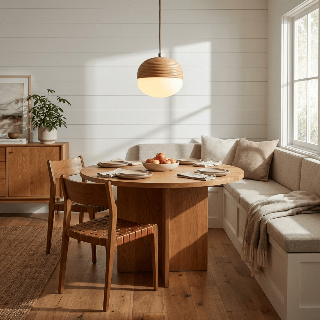 Ribbed Globe Pendant Light — Pendant Light | Maison Monashee — view 4
