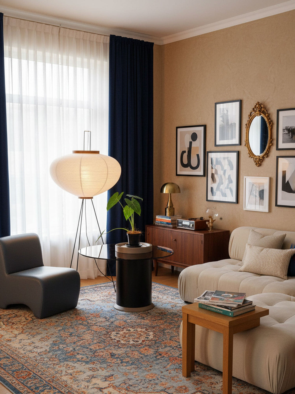 Rice Paper Floor Lamp — Floor Lamp | Maison Monashee — view 18