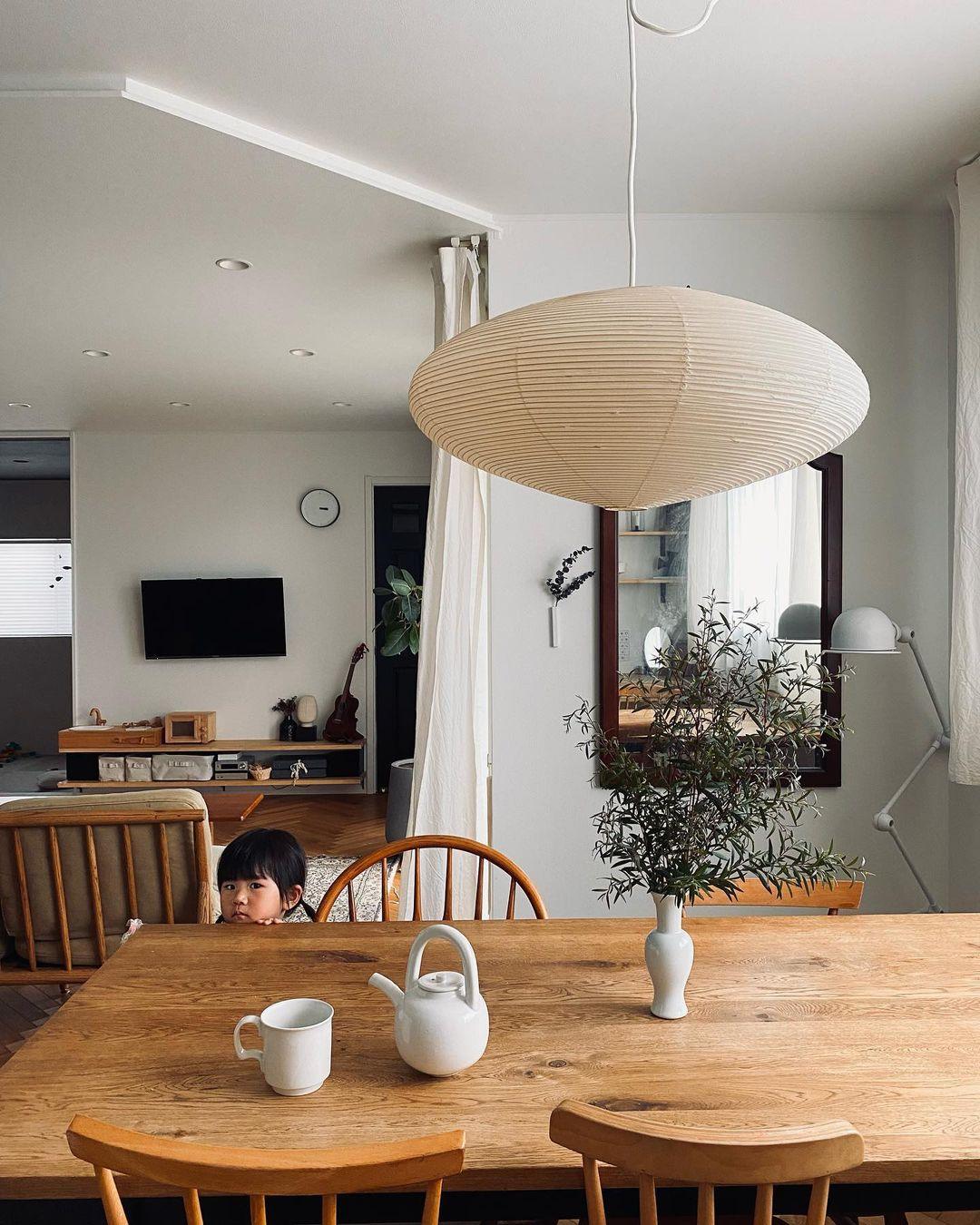 Washi Paper Pendant Light — Pendant Light | Maison Monashee — view 41