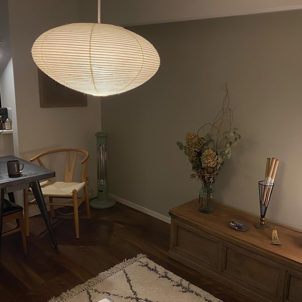 Washi Paper Pendant Light — Pendant Light | Maison Monashee — view 28