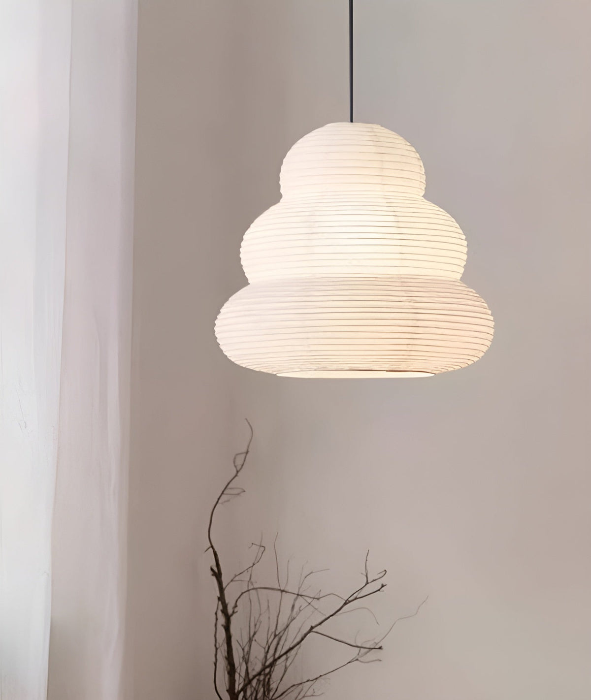 Paper Pendant Light — Pendant Light | Maison Monashee — view 31
