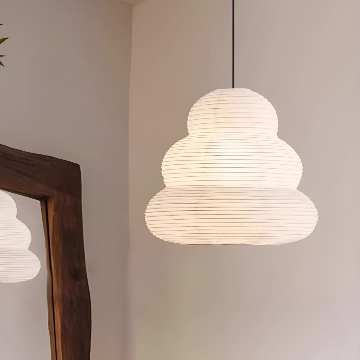 Paper Pendant Light — Pendant Light | Maison Monashee — view 3