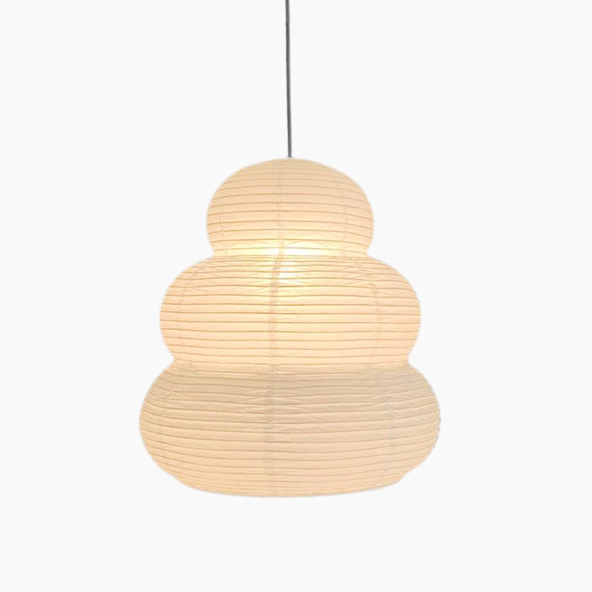 Oval Paper Pendant Light — Pendant Light | Maison Monashee — view 34