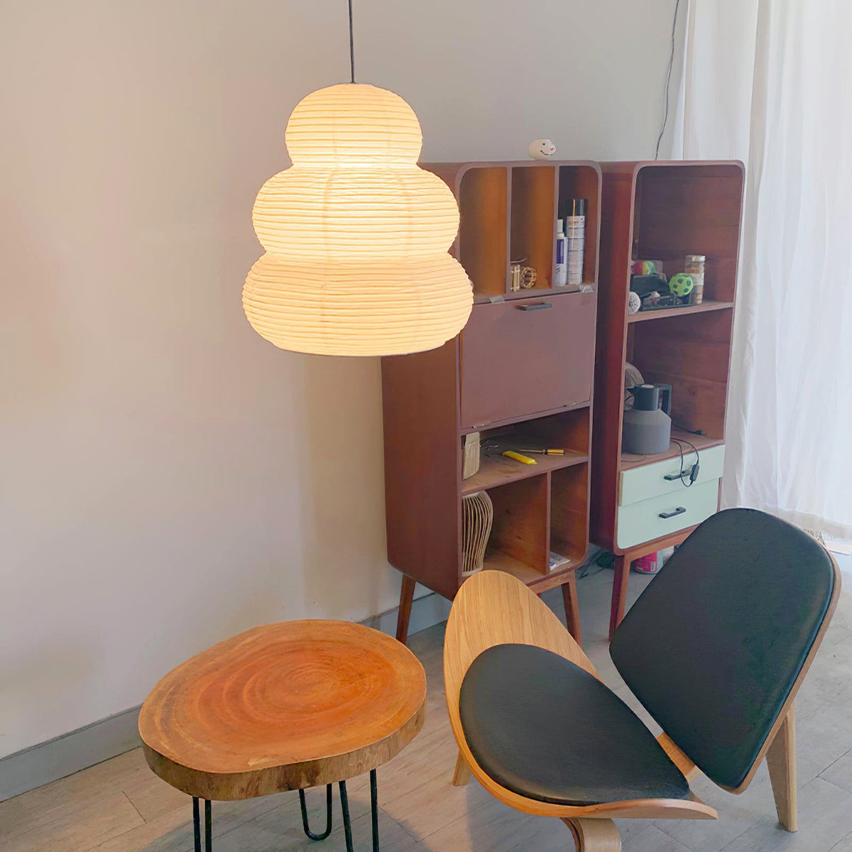 Paper Pendant Light — Pendant Light | Maison Monashee — view 4