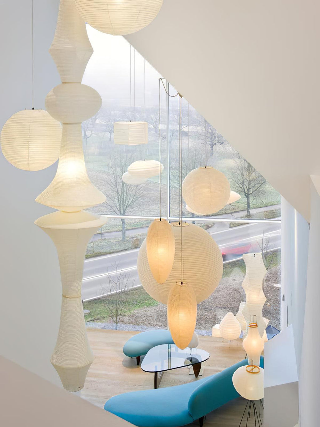 White Paper Pendant Light — Pendant Light | Maison Monashee — view 19