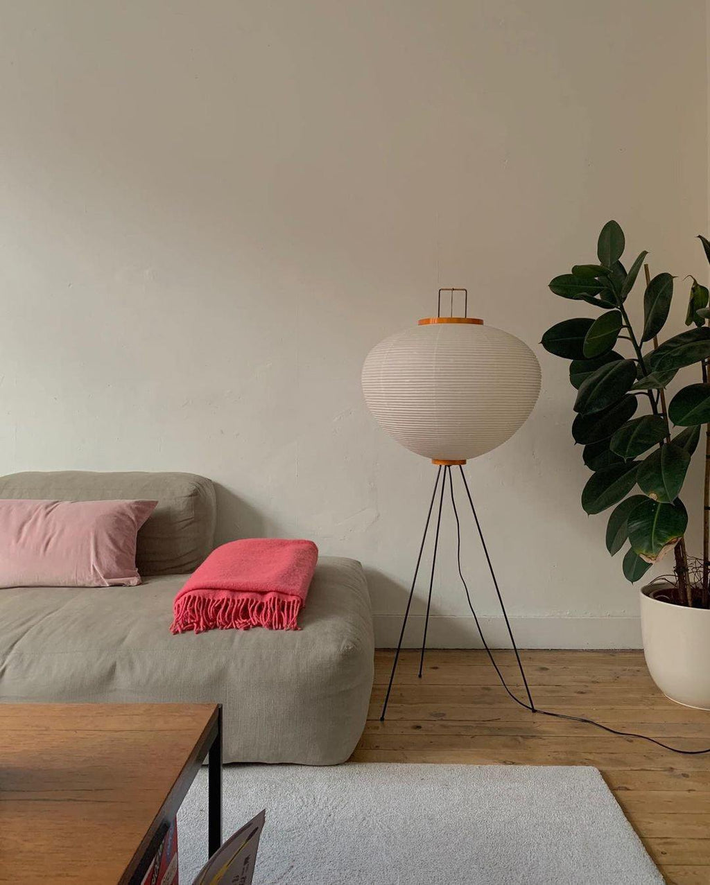 Rice Paper Floor Lamp — Floor Lamp | Maison Monashee — view 103