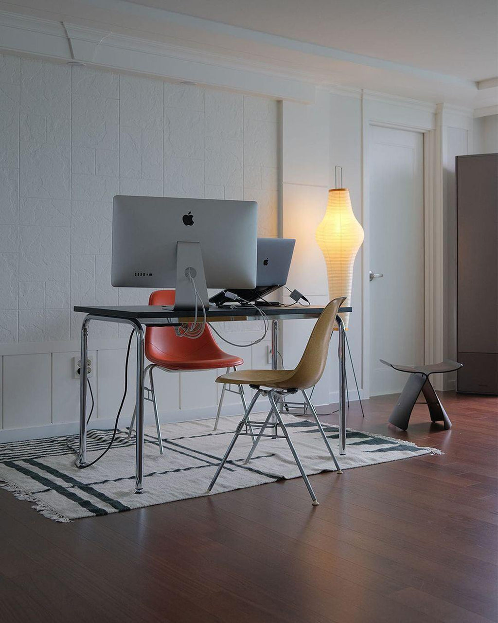 Rice Paper Floor Lamp — Floor Lamp | Maison Monashee — view 106