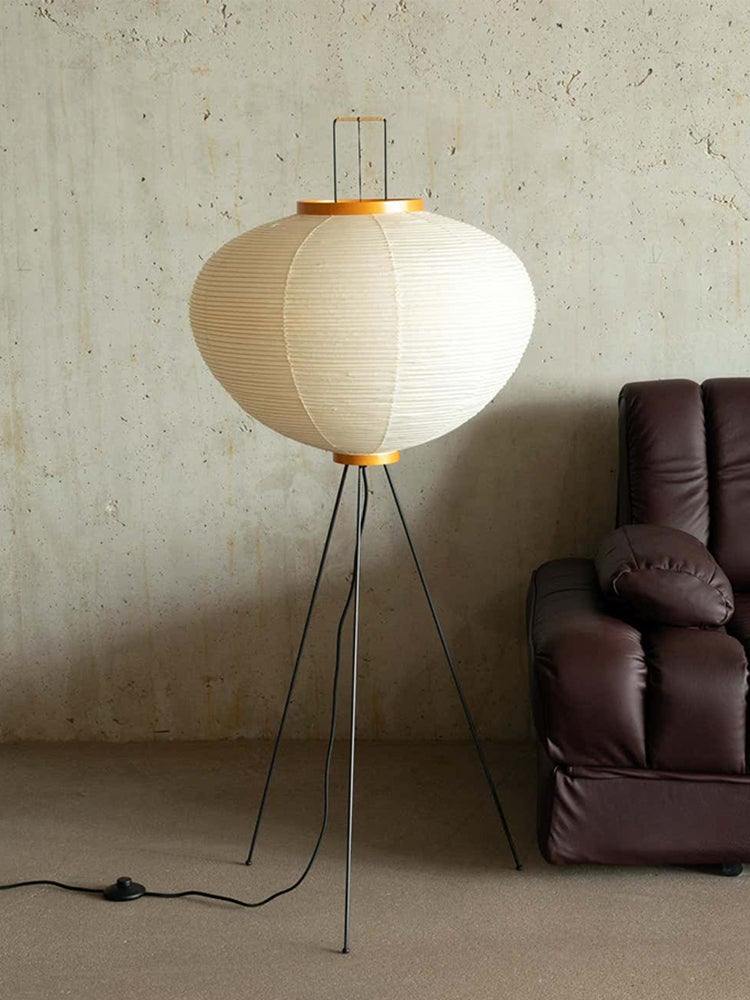 Rice Paper Floor Lamp — Floor Lamp | Maison Monashee — view 109