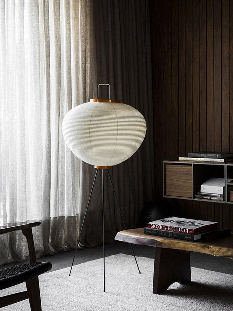 Rice Paper Floor Lamp — Floor Lamp | Maison Monashee — view 110