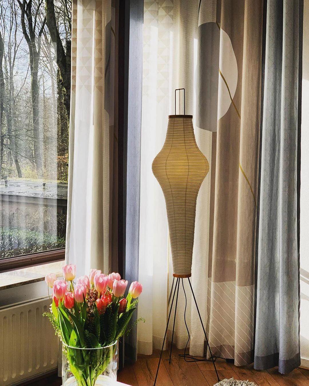 Rice Paper Floor Lamp — Floor Lamp | Maison Monashee — view 113