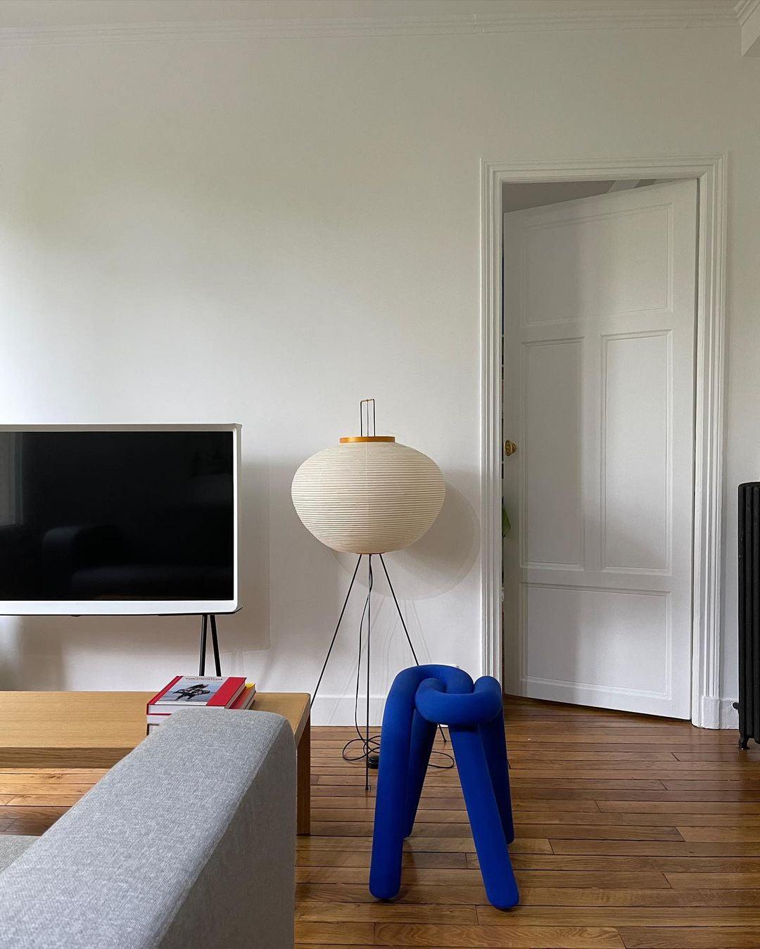 Rice Paper Floor Lamp — Floor Lamp | Maison Monashee — view 122