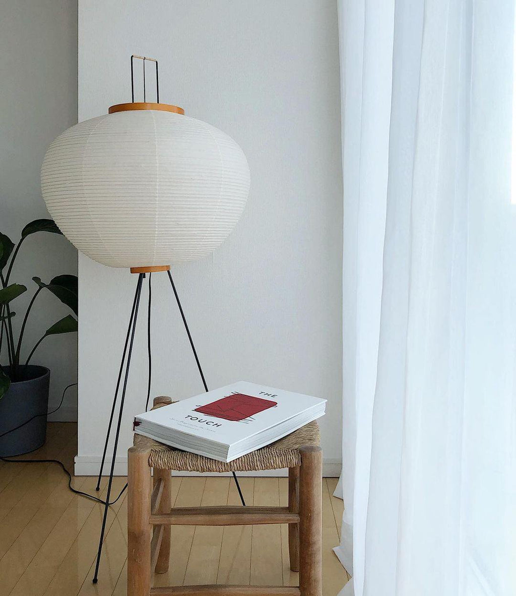 Rice Paper Floor Lamp — Floor Lamp | Maison Monashee — view 124