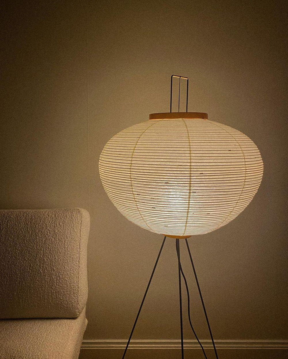 Rice Paper Floor Lamp — Floor Lamp | Maison Monashee — view 125
