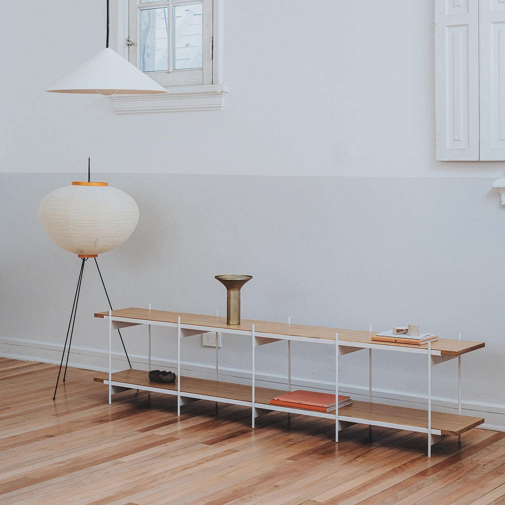 Rice Paper Floor Lamp — Floor Lamp | Maison Monashee — view 128