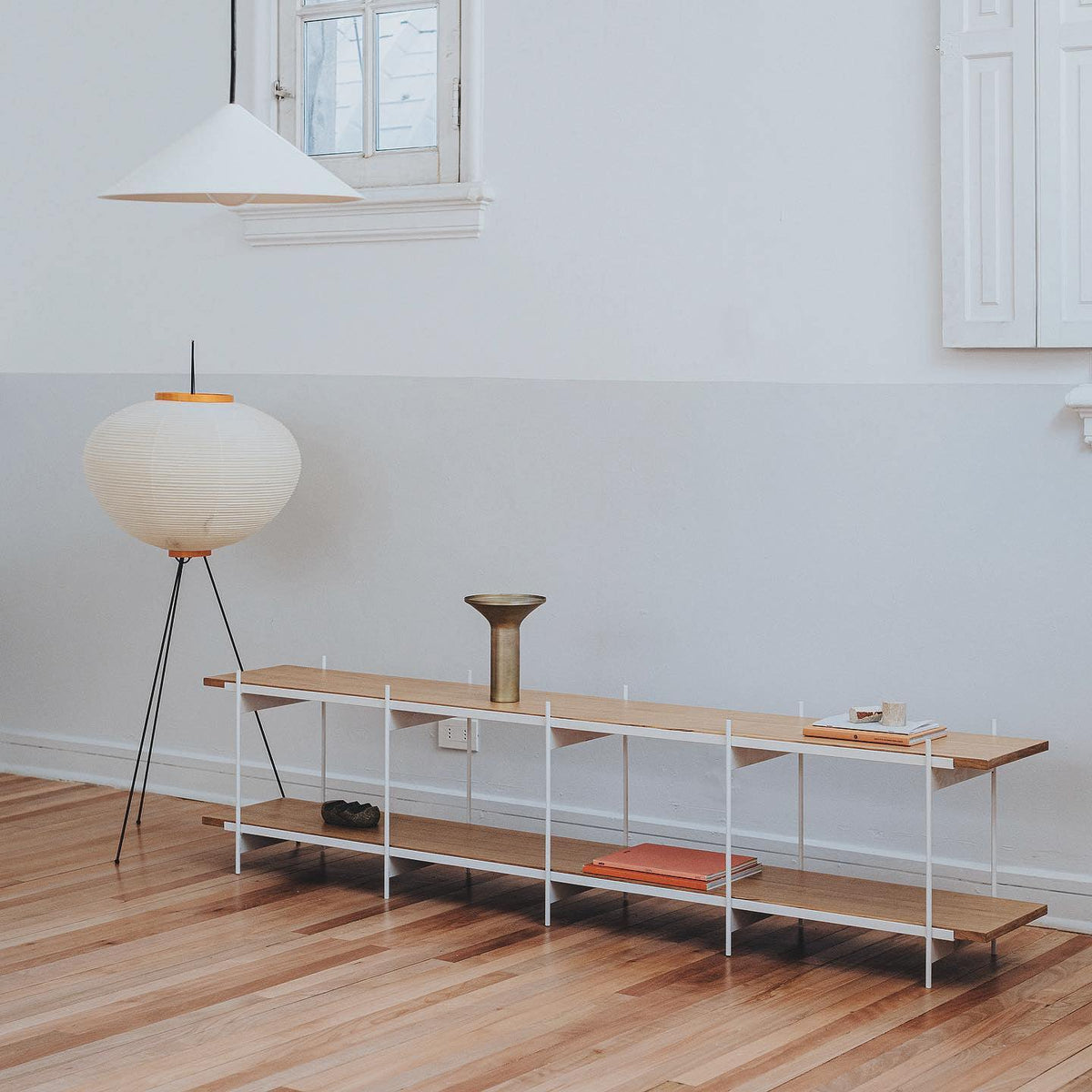 Rice Paper Floor Lamp — Floor Lamp | Maison Monashee — view 128