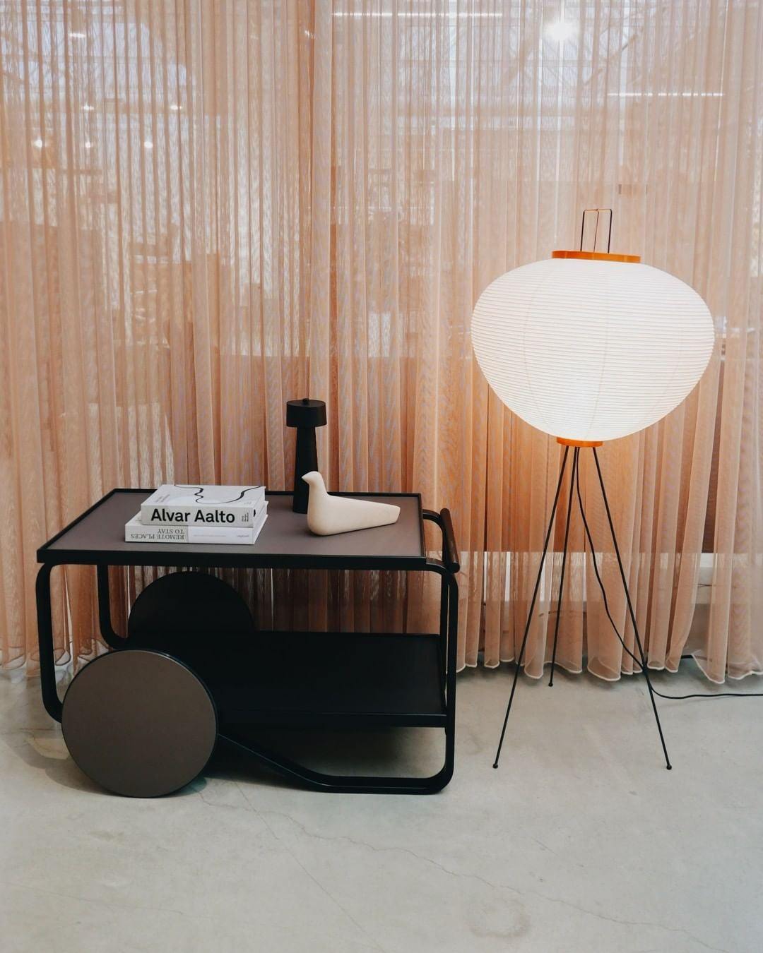 Rice Paper Floor Lamp — Floor Lamp | Maison Monashee — view 130