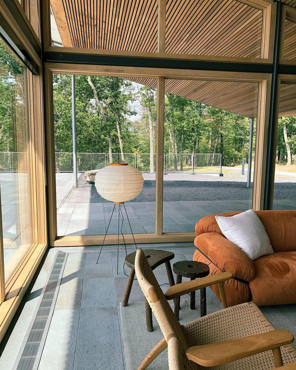Rice Paper Floor Lamp — Floor Lamp | Maison Monashee — view 132