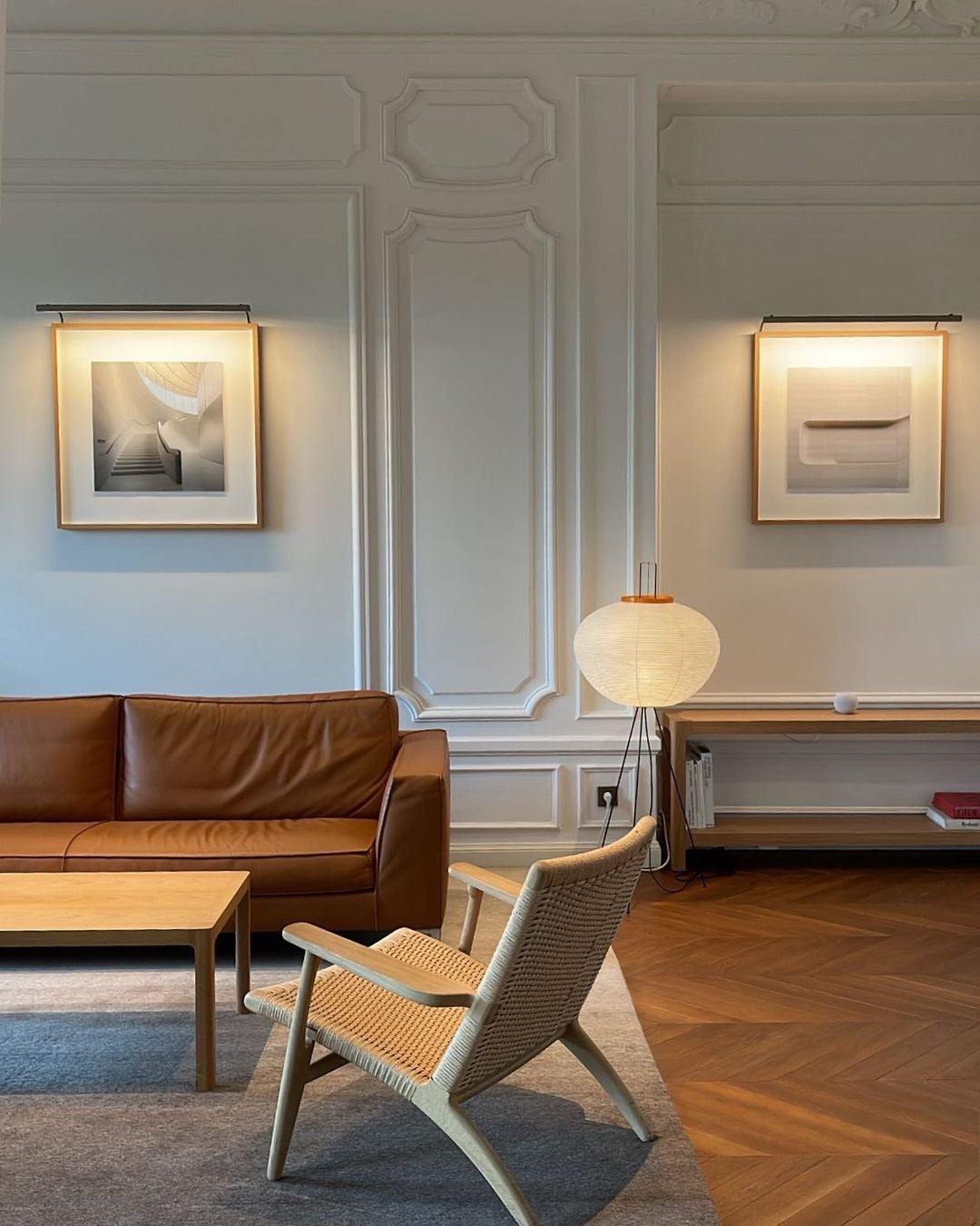 Rice Paper Floor Lamp — Floor Lamp | Maison Monashee — view 134