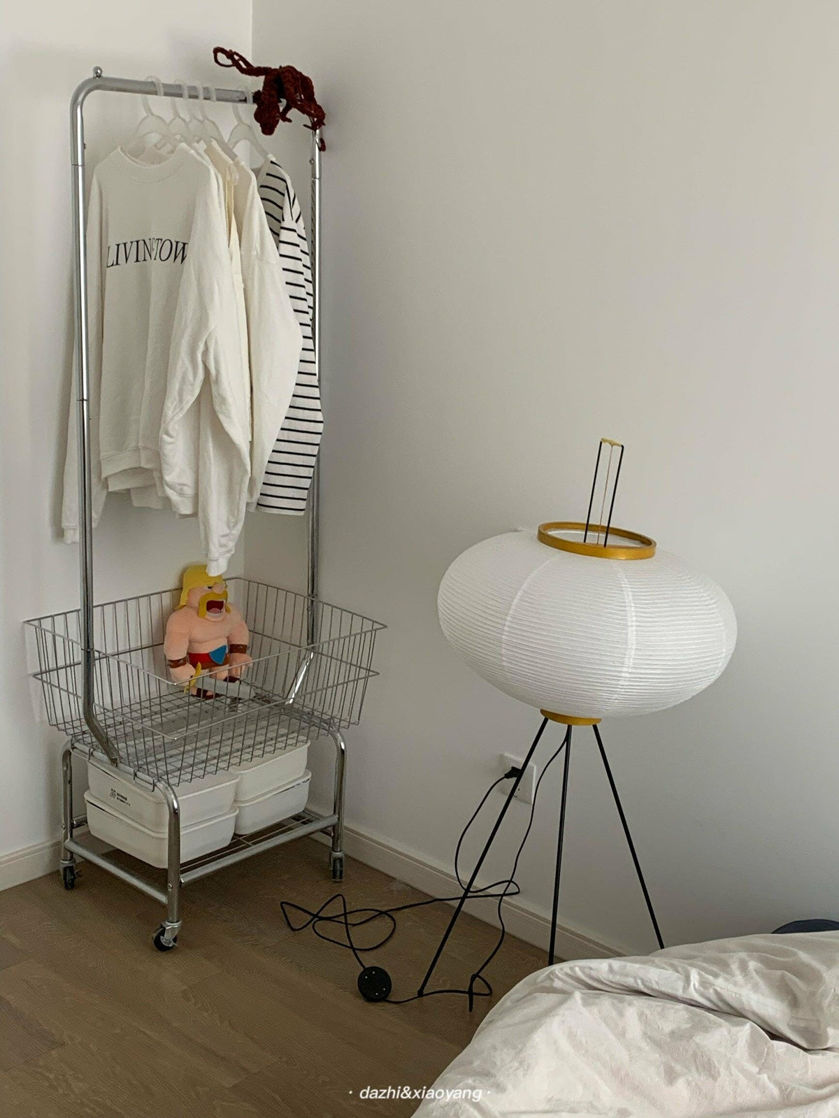 Rice Paper Floor Lamp — Floor Lamp | Maison Monashee — view 100
