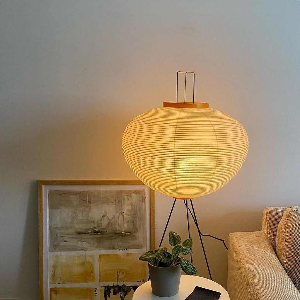Rice Paper Floor Lamp — Floor Lamp | Maison Monashee — view 36