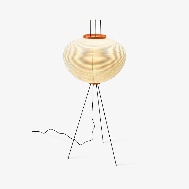 Rice Paper Floor Lamp — Floor Lamp | Maison Monashee — view 48