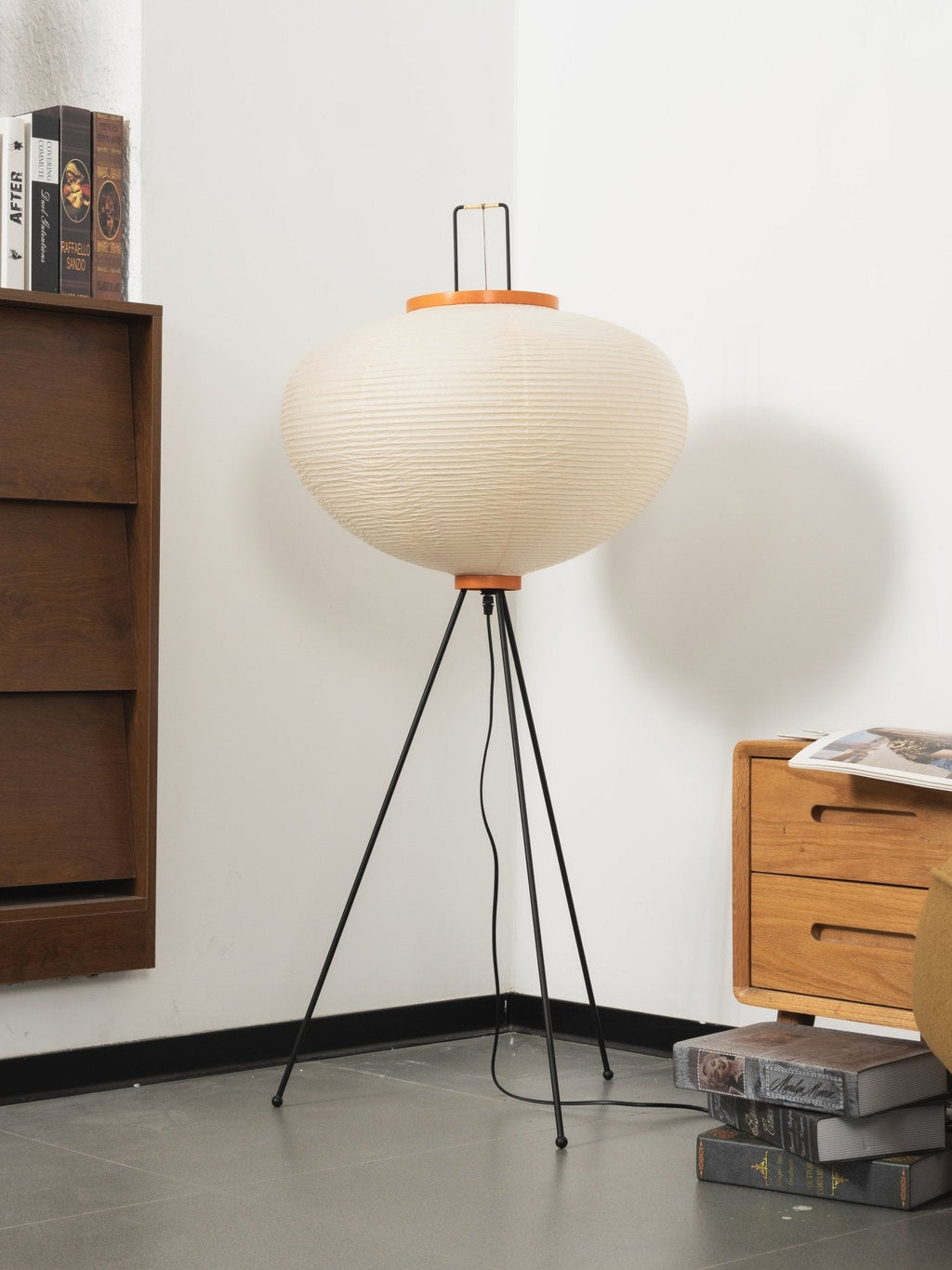 Rice Paper Floor Lamp — Floor Lamp | Maison Monashee — view 188