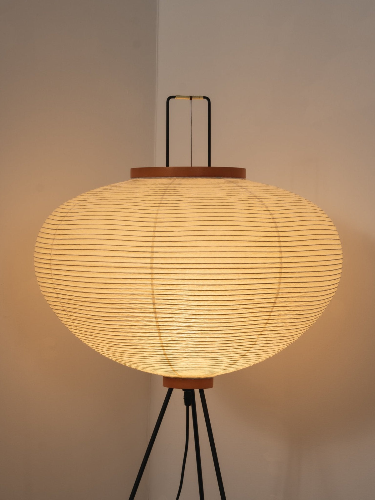 Rice Paper Floor Lamp — Floor Lamp | Maison Monashee — view 189