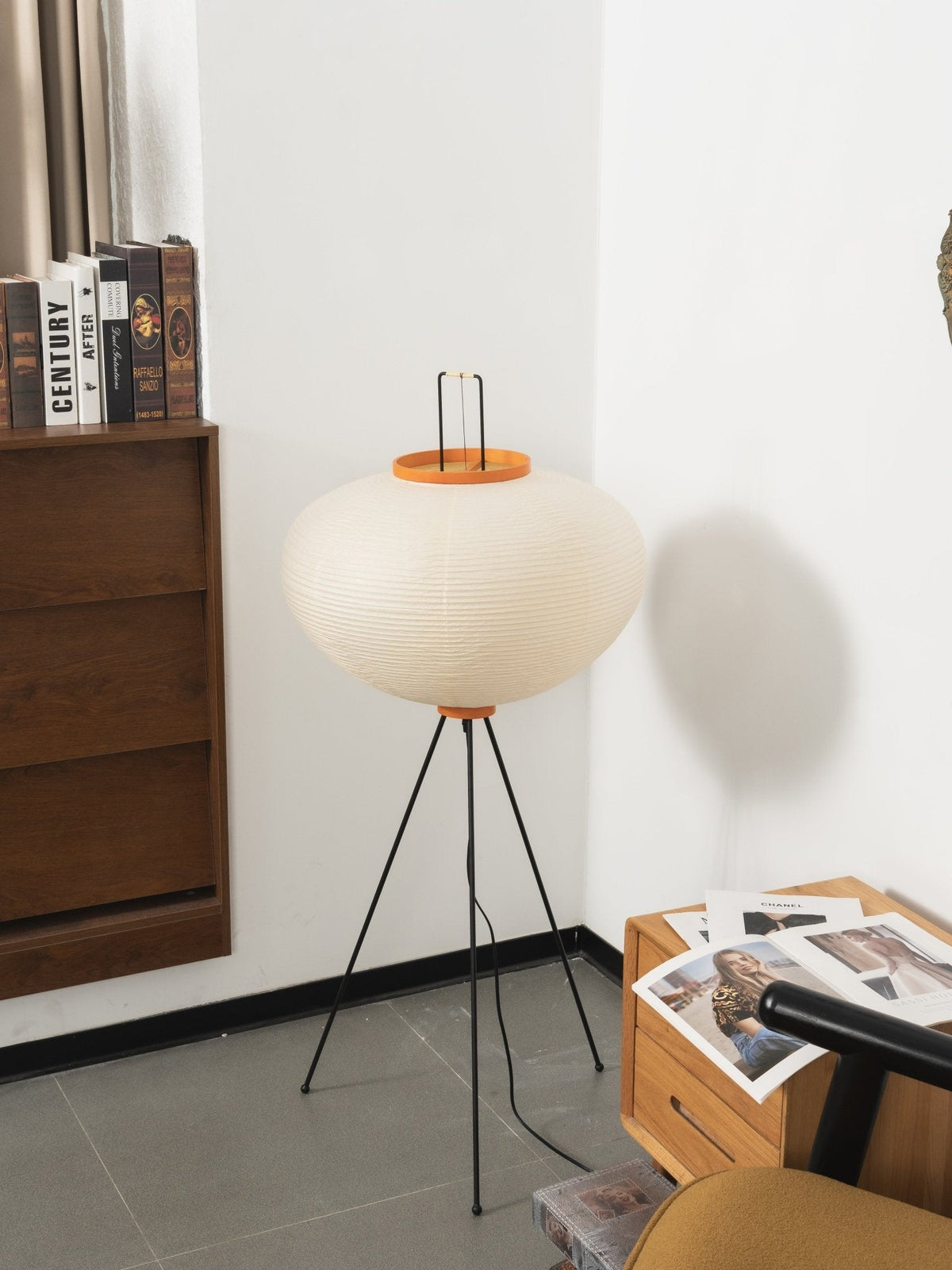 Rice Paper Floor Lamp — Floor Lamp | Maison Monashee — view 191