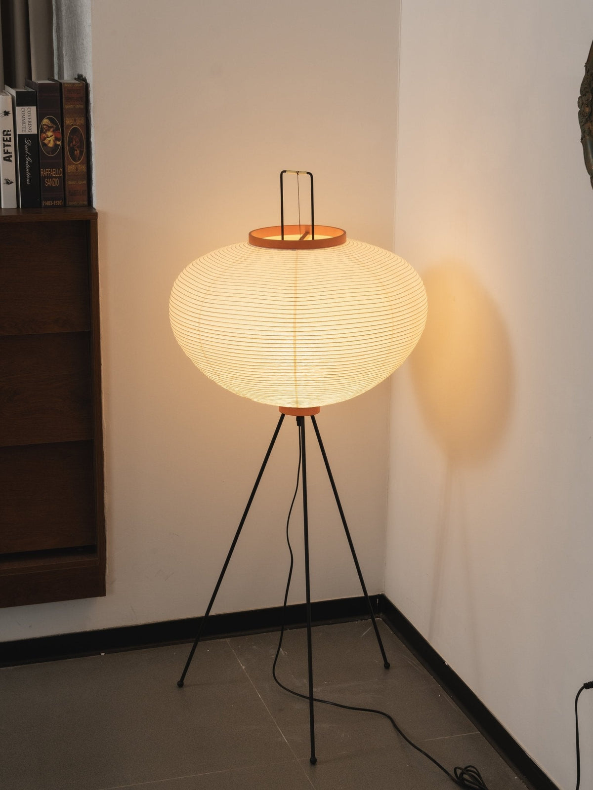 Rice Paper Floor Lamp — Floor Lamp | Maison Monashee — view 196