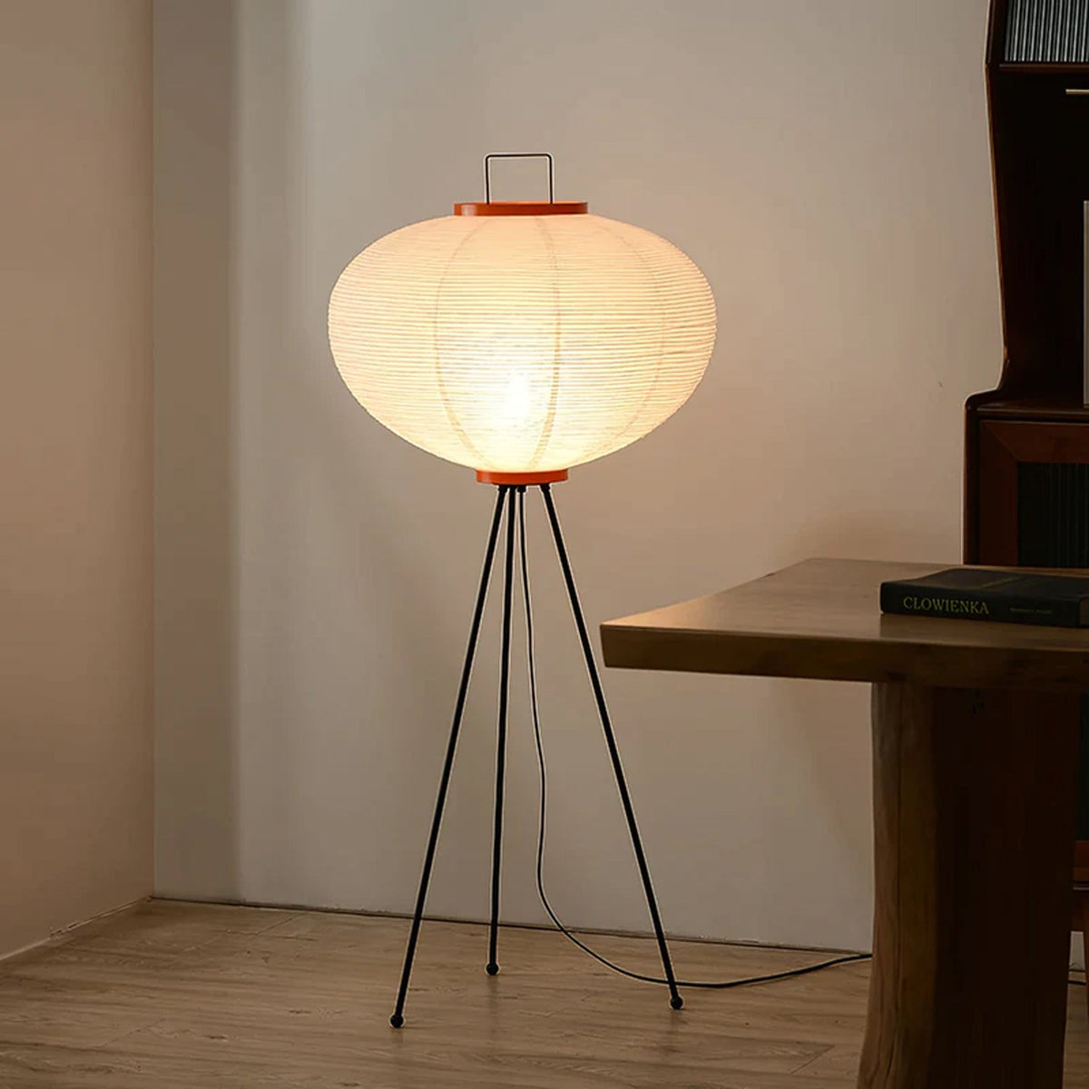 Rice Paper Floor Lamp — Floor Lamp | Maison Monashee — view 22