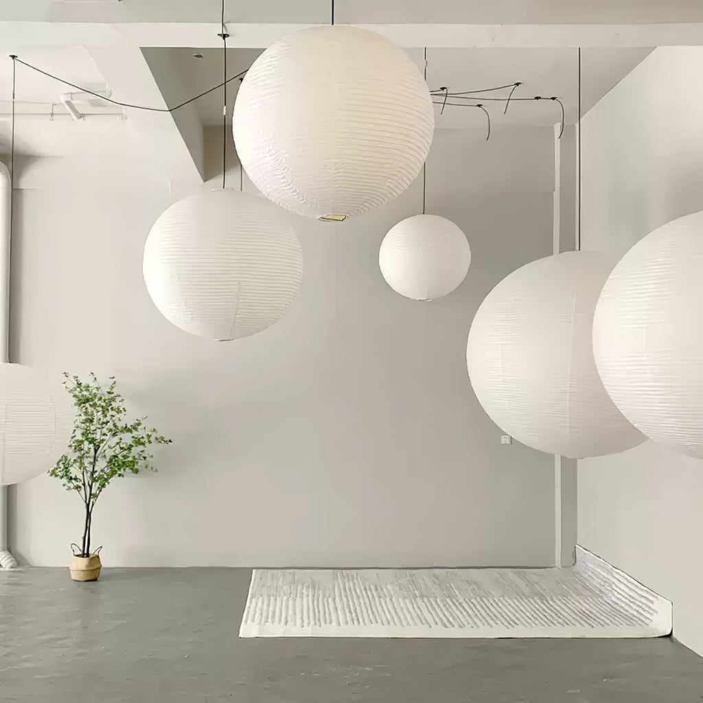 Paper Globe Pendant Lighting — Pendant Light | Maison Monashee — view 32