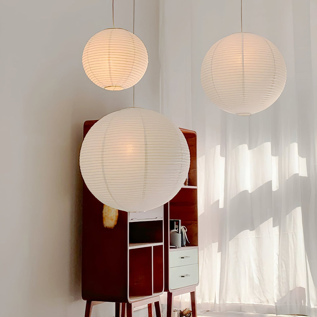 Japanese Lantern Pendant Light — Pendant Light | Maison Monashee — view 36