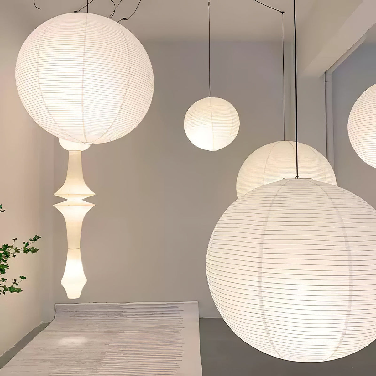 Paper Globe Pendant Lighting — Pendant Light | Maison Monashee — view 29
