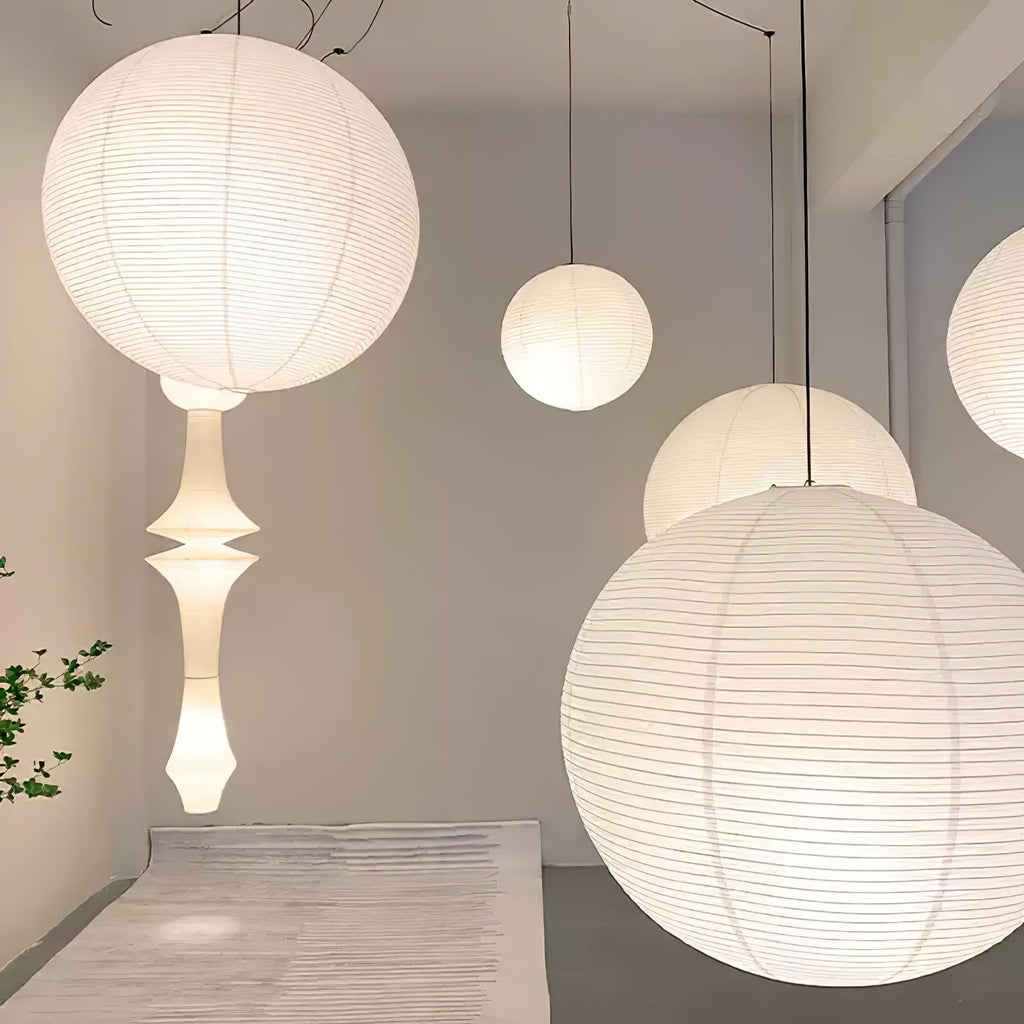 Japanese Lantern Pendant Light — Pendant Light | Maison Monashee — view 34