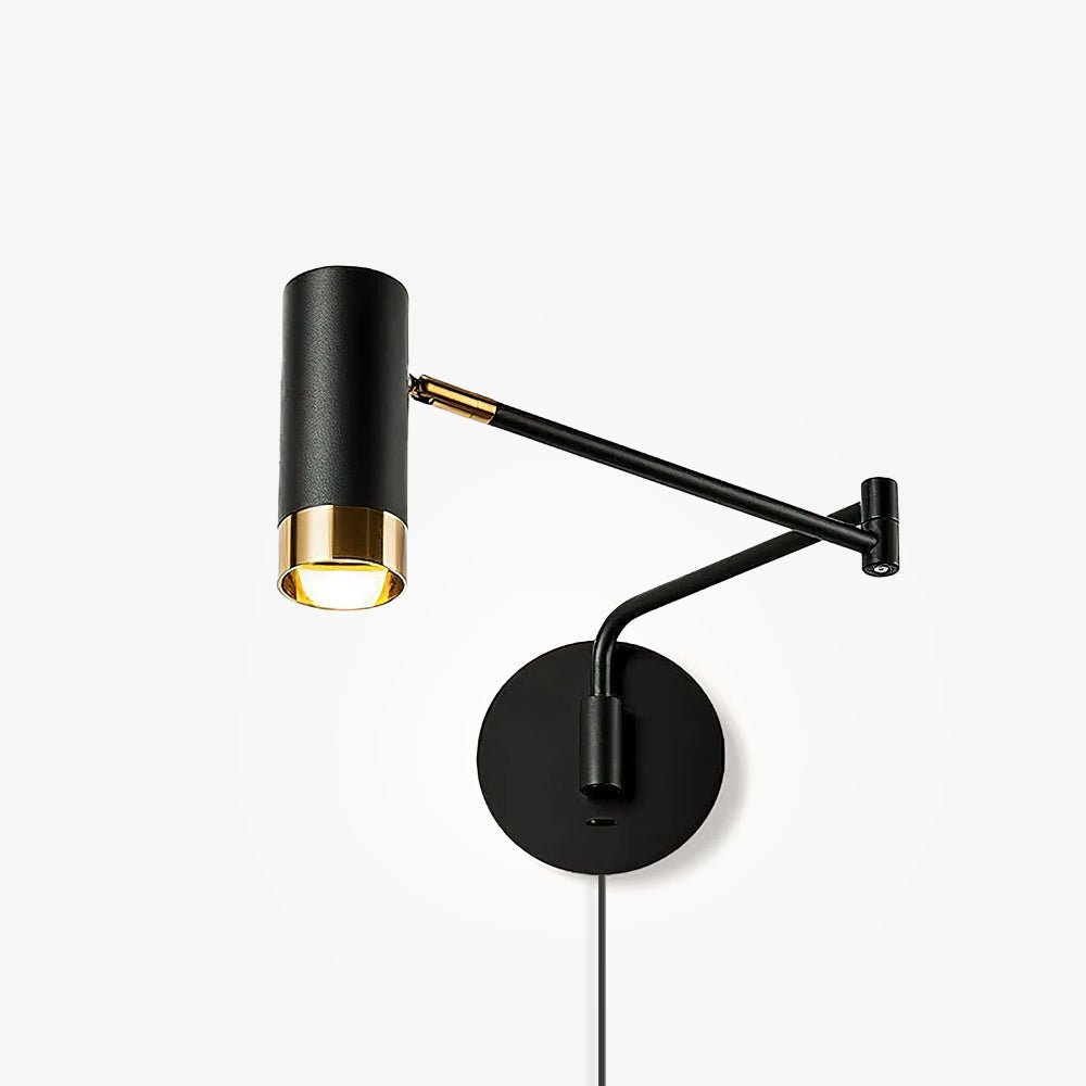 White Swing-Arm Sconce — Wall Sconce | Maison Monashee