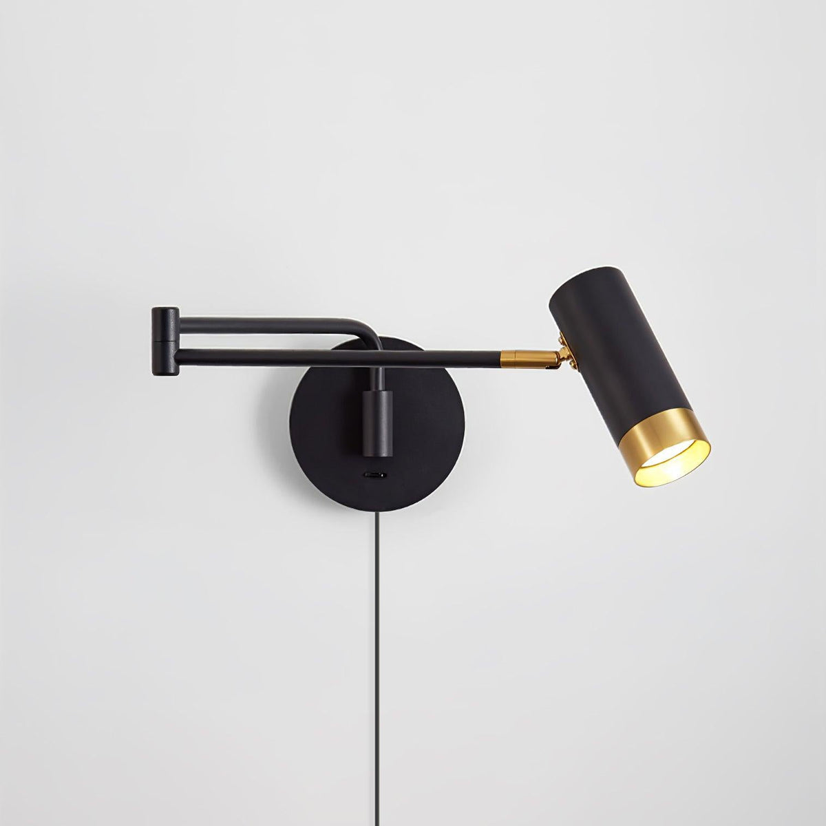 White Swing-Arm Sconce — Wall Sconce | Maison Monashee — view 7