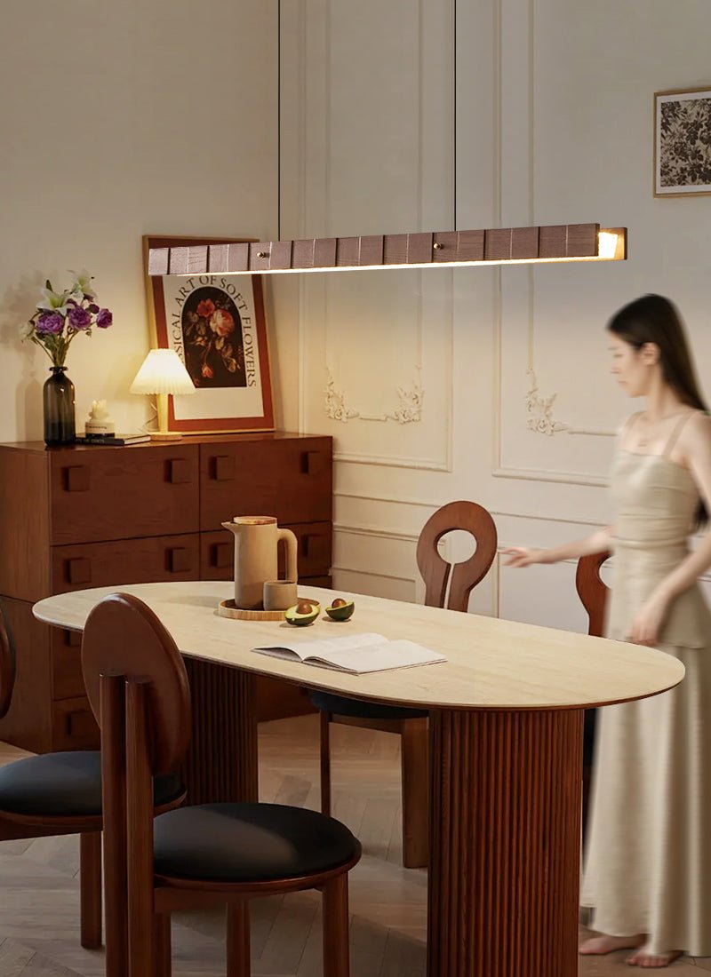 Wood Beam Island Light — Pendant Light | Maison Monashee — view 5