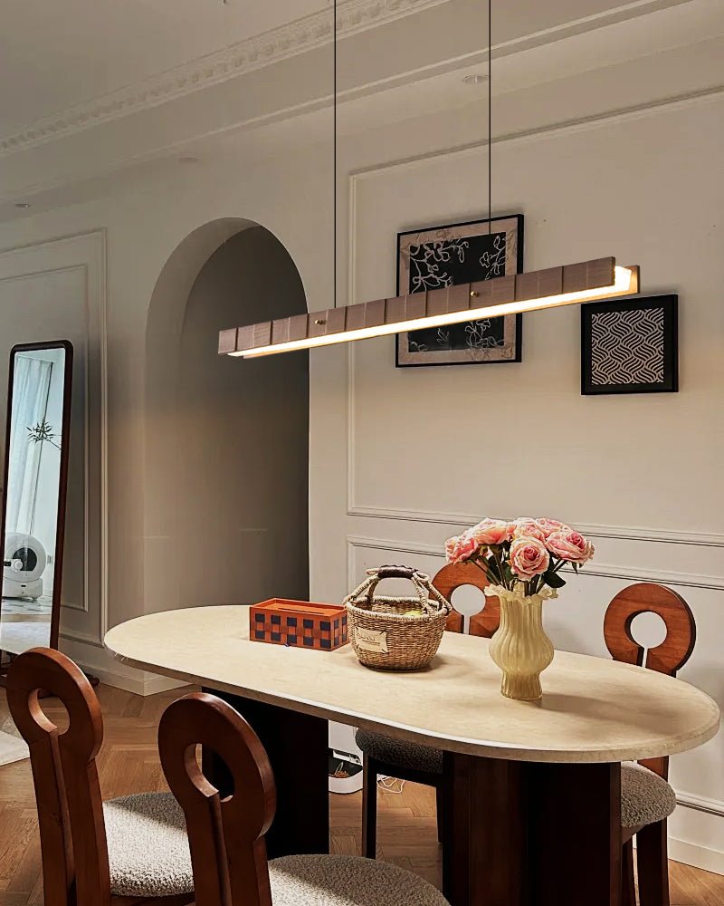 Wood Beam Island Light — Pendant Light | Maison Monashee — view 6