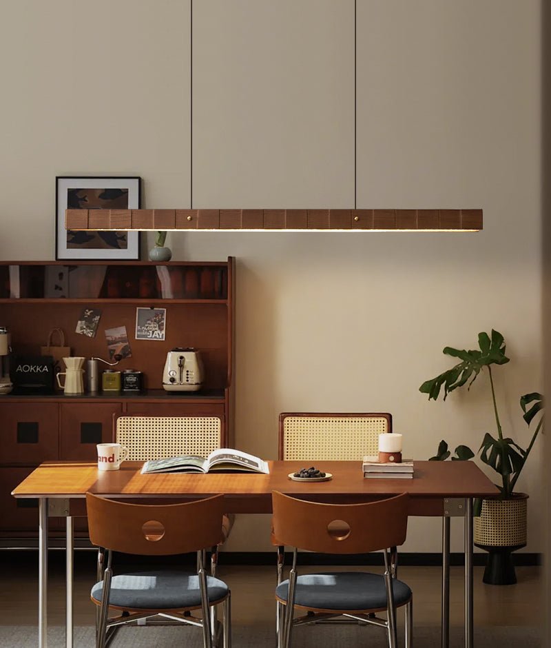 Wood Beam Island Light — Pendant Light | Maison Monashee — view 2