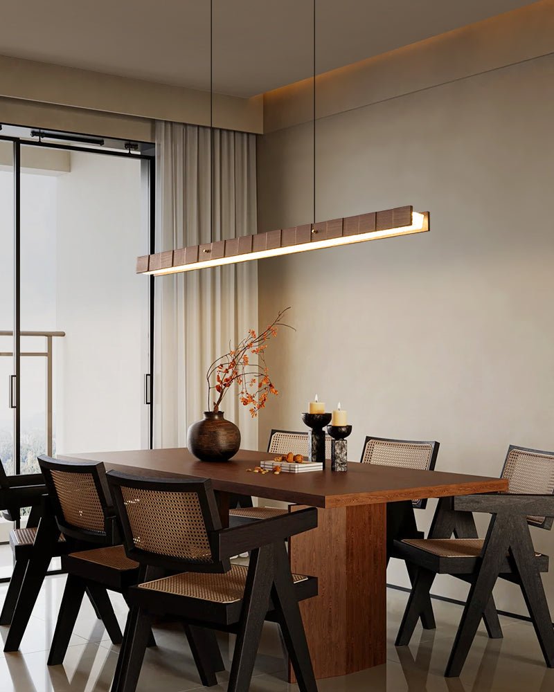 Wood Beam Island Light — Pendant Light | Maison Monashee — view 3