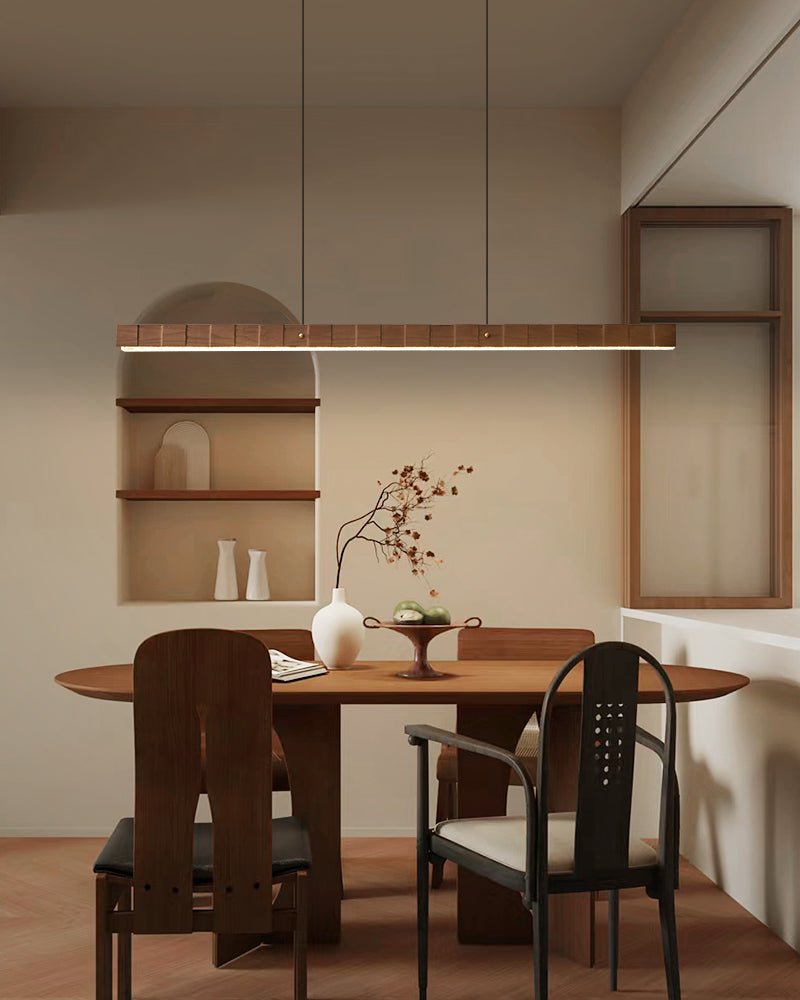 Wood Beam Island Light — Pendant Light | Maison Monashee — view 4