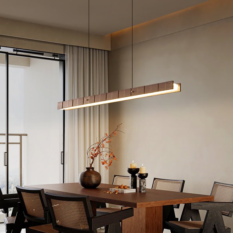 Wood Beam Island Light — Pendant Light | Maison Monashee — view 8