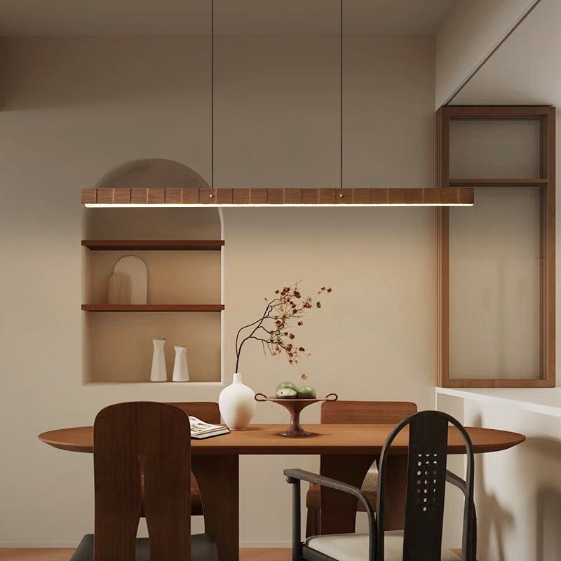 Wood Beam Island Light — Pendant Light | Maison Monashee — view 9