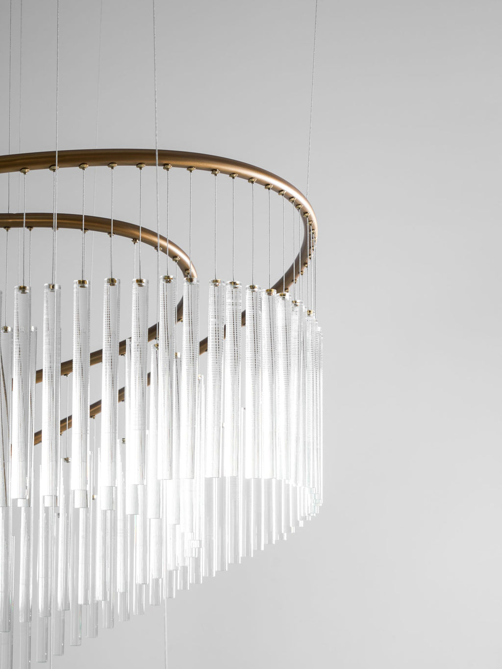 Cascading Crystal Chandelier — Chandelier | Maison Monashee — view 39