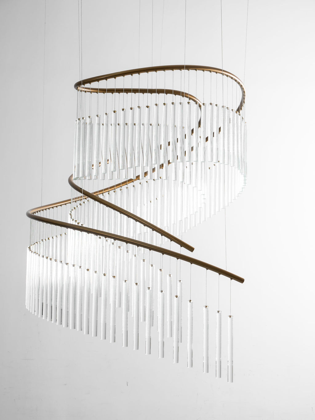 Cascading Crystal Chandelier — Chandelier | Maison Monashee — view 35