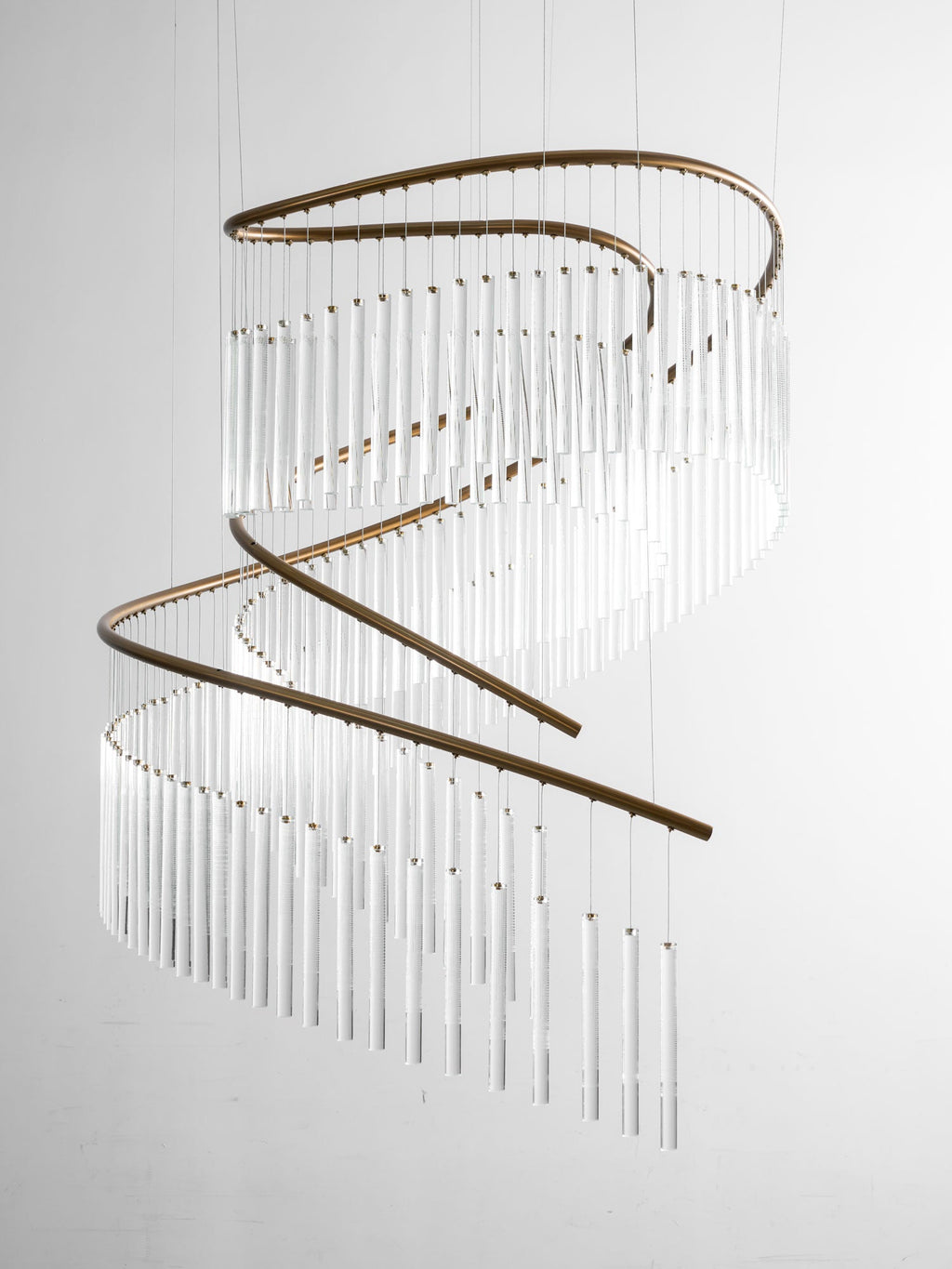 Cascading Crystal Chandelier — Chandelier | Maison Monashee — view 36