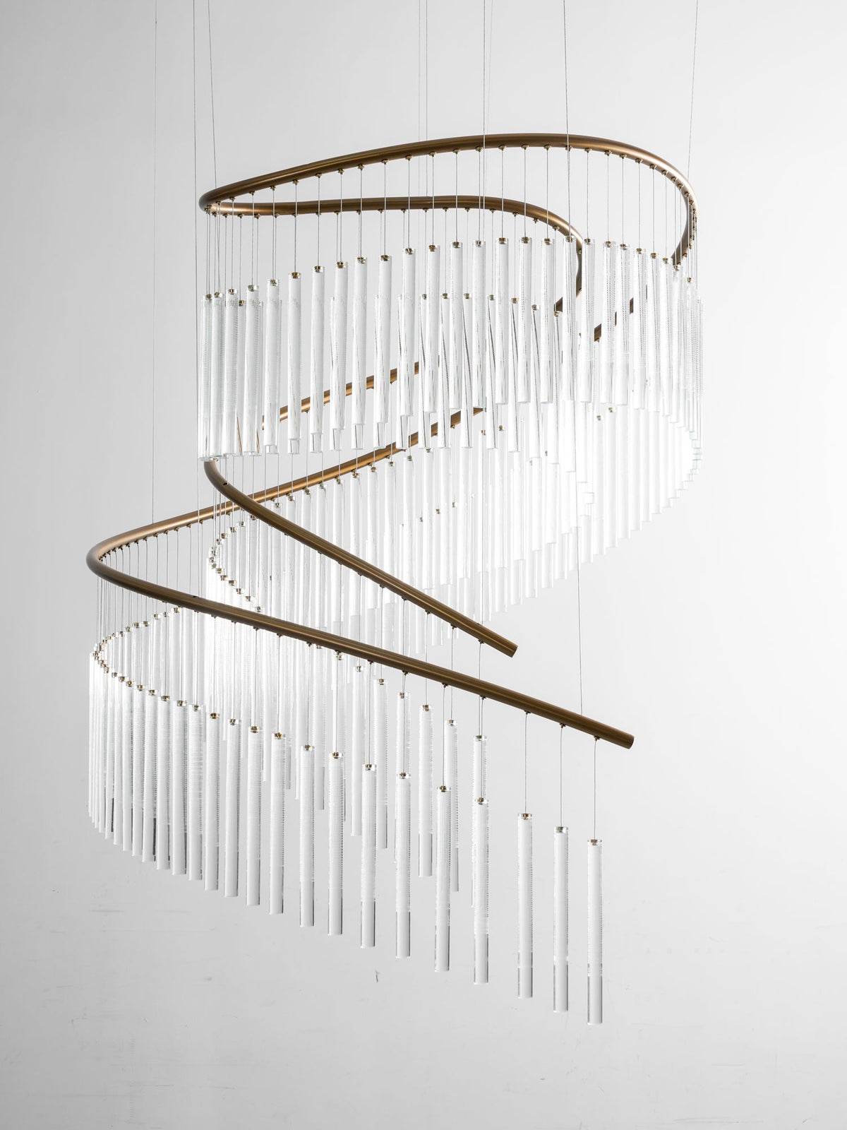 Cascading Crystal Chandelier — Chandelier | Maison Monashee — view 36