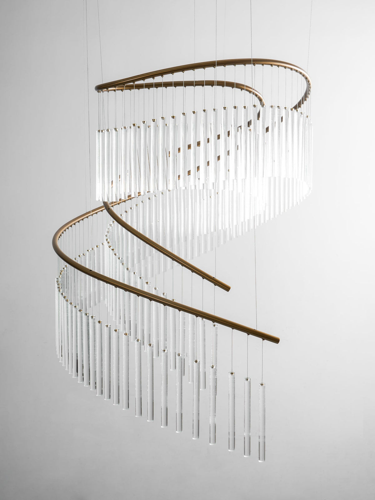 Cascading Crystal Chandelier — Chandelier | Maison Monashee — view 37