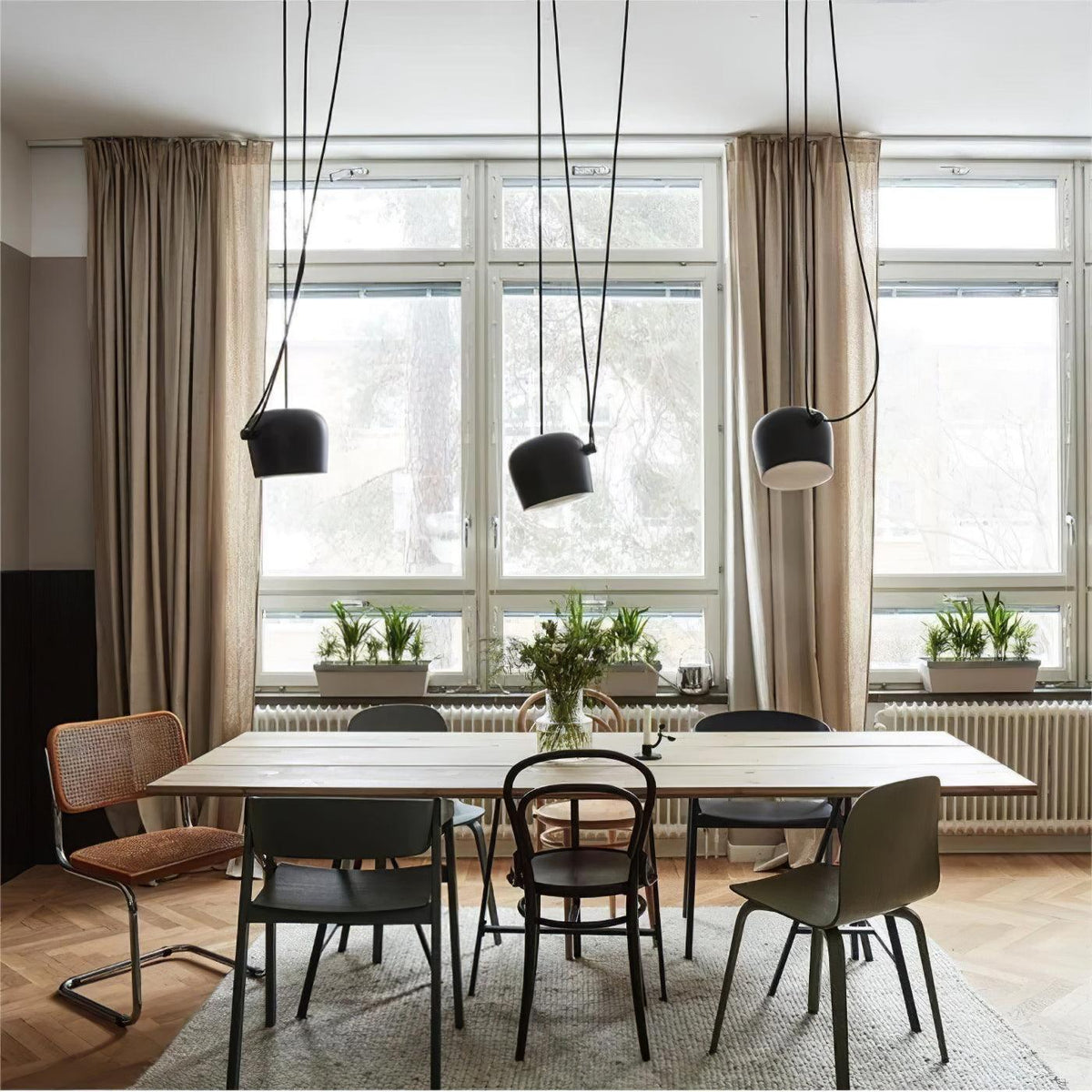 Modern Black Pendant Light Kitchen — Pendant Light | Maison Monashee — view 14