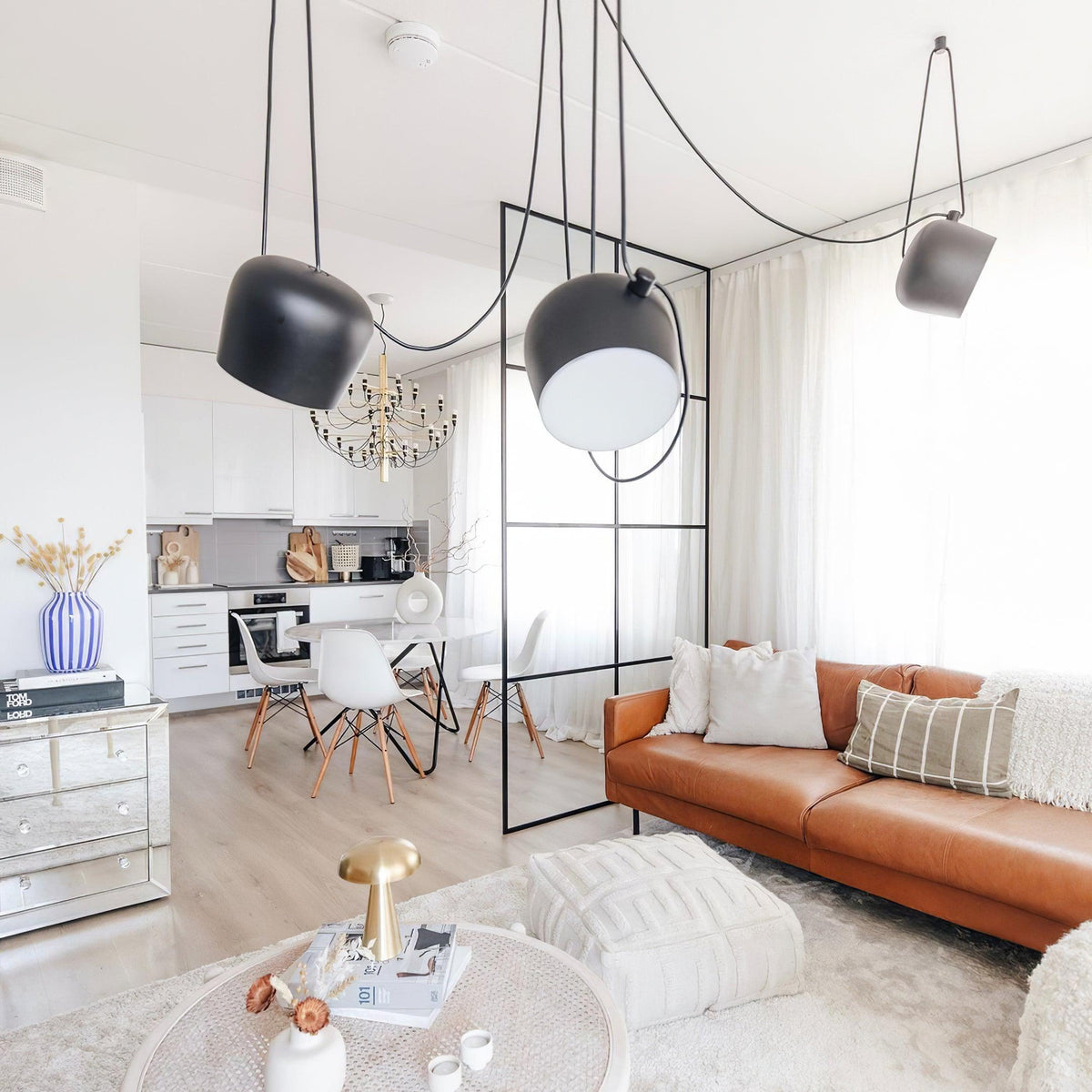 Modern Black Pendant Light Kitchen — Pendant Light | Maison Monashee — view 31